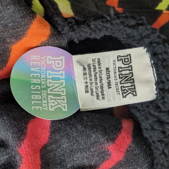 Victoria's Secret PINK Reversible Rainbow Zip Up - Picture 7 of 7